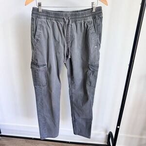prAna Breathe Cargo Hiking‎ Pants Mens Large  Gray Hiking Organic Cotton